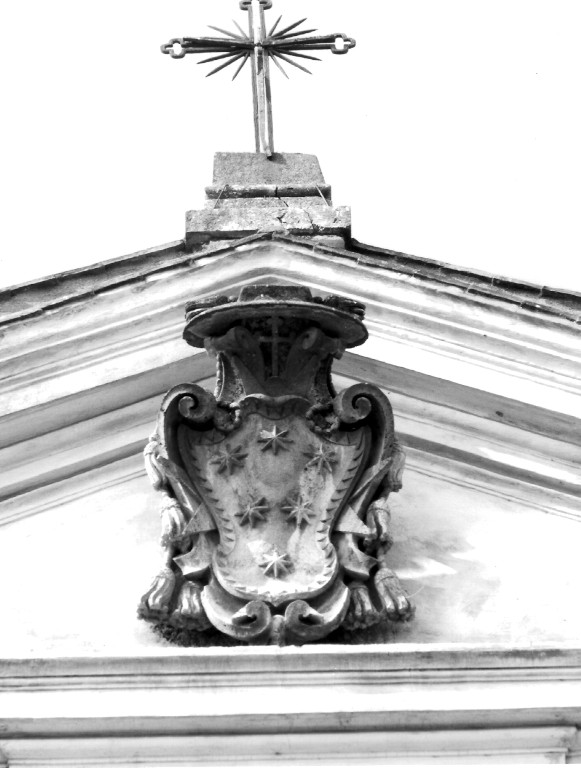 stemma cardinalizio (scultura) - ambito laziale (sec. XVIII)