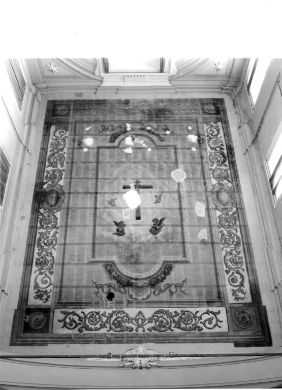 croce come simbolo di Cristo (dipinto) - ambito laziale (sec. XIX)