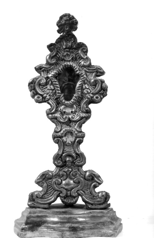reliquiario - a ostensorio - ambito laziale (fine sec. XVIII)