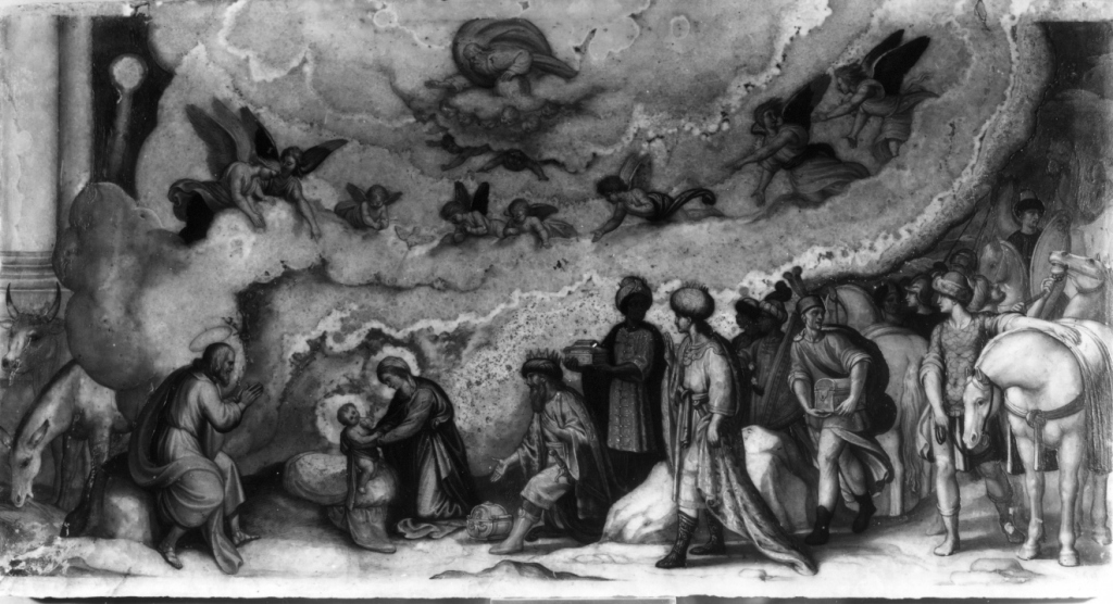 Adorazione dei Magi (dipinto) di Tempesta Antonio (sec. XVII)