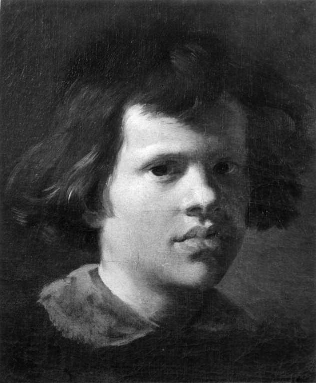 Testa di fanciullo (dipinto) di Bernini Gian Lorenzo (sec. XVII)