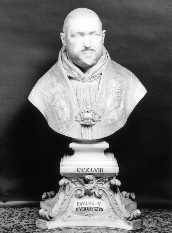 Paolo V Borghese (busto) di Bernini Gian Lorenzo (sec. XVII)