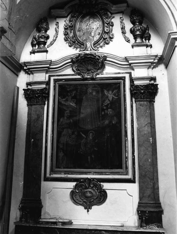 mostra d'altare - ambito laziale (prima metà sec. XVIII)