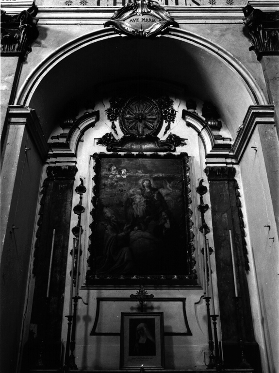 mostra d'altare - ambito laziale (prima metà sec. XVIII)