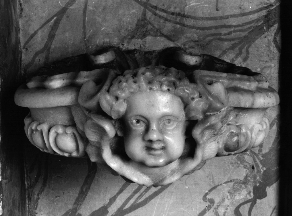 acquasantiera - ambito laziale (secc. XVII/ XVIII)