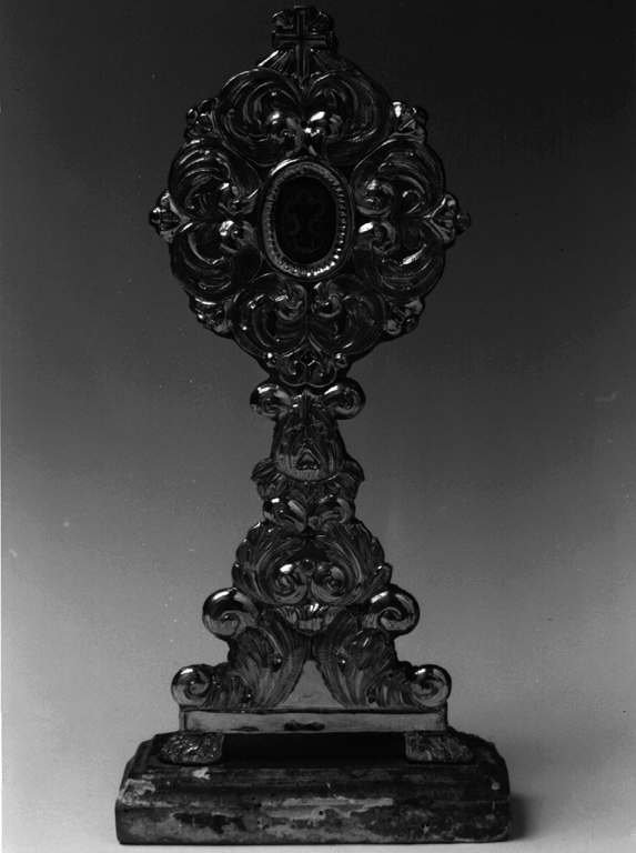reliquiario - a ostensorio di Fabbri Adriano (sec. XIX)