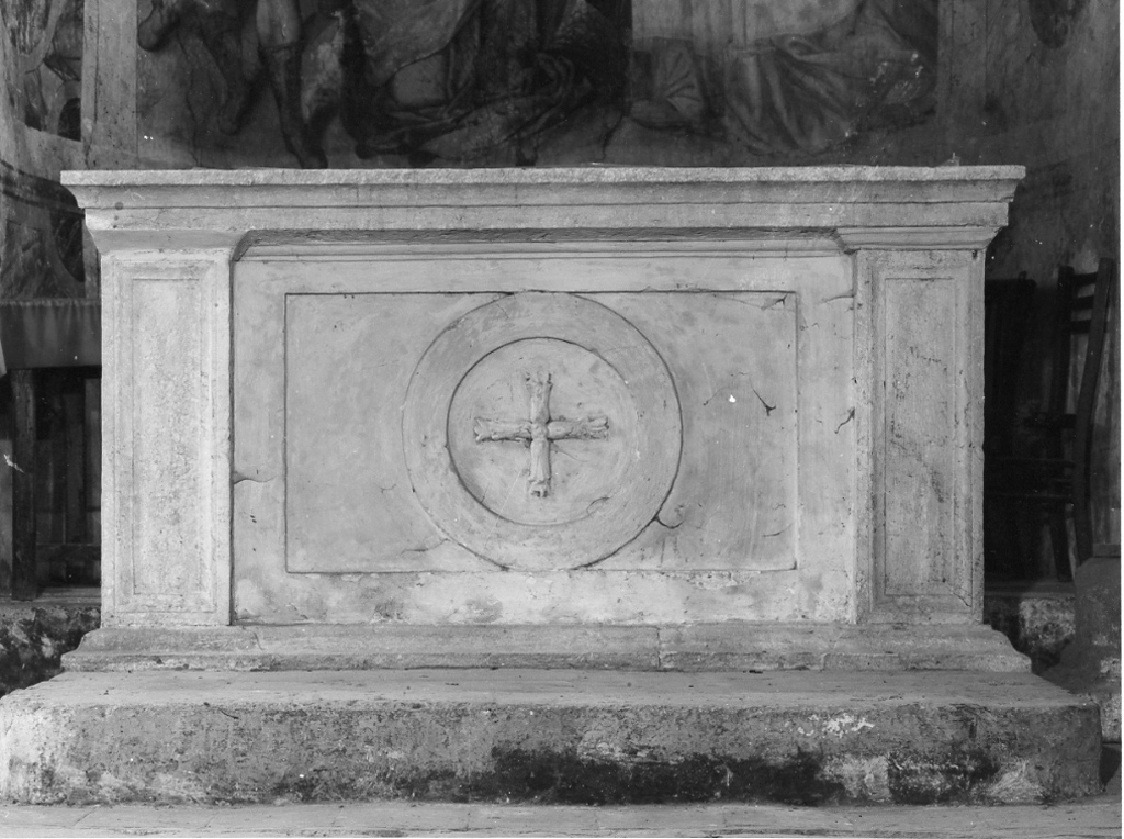 altare - a mensa - ambito laziale (sec. XVIII)