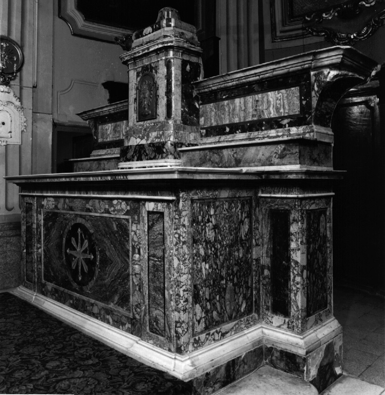 altare maggiore - ambito laziale (sec. XVIII)