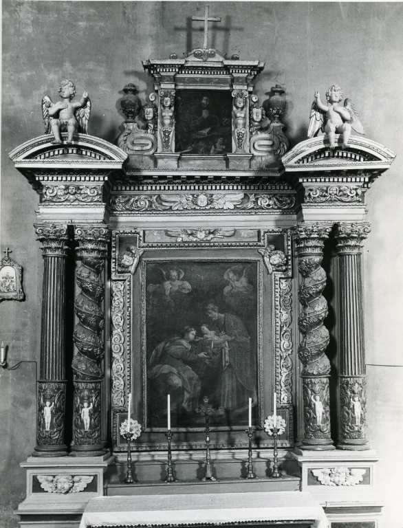 altare - ambito laziale (primo quarto sec. XVIII)