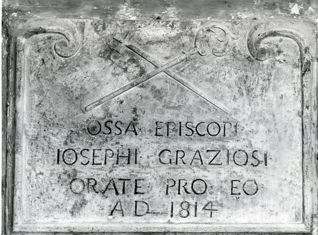 lapide tombale - ambito laziale (primo quarto sec. XIX)