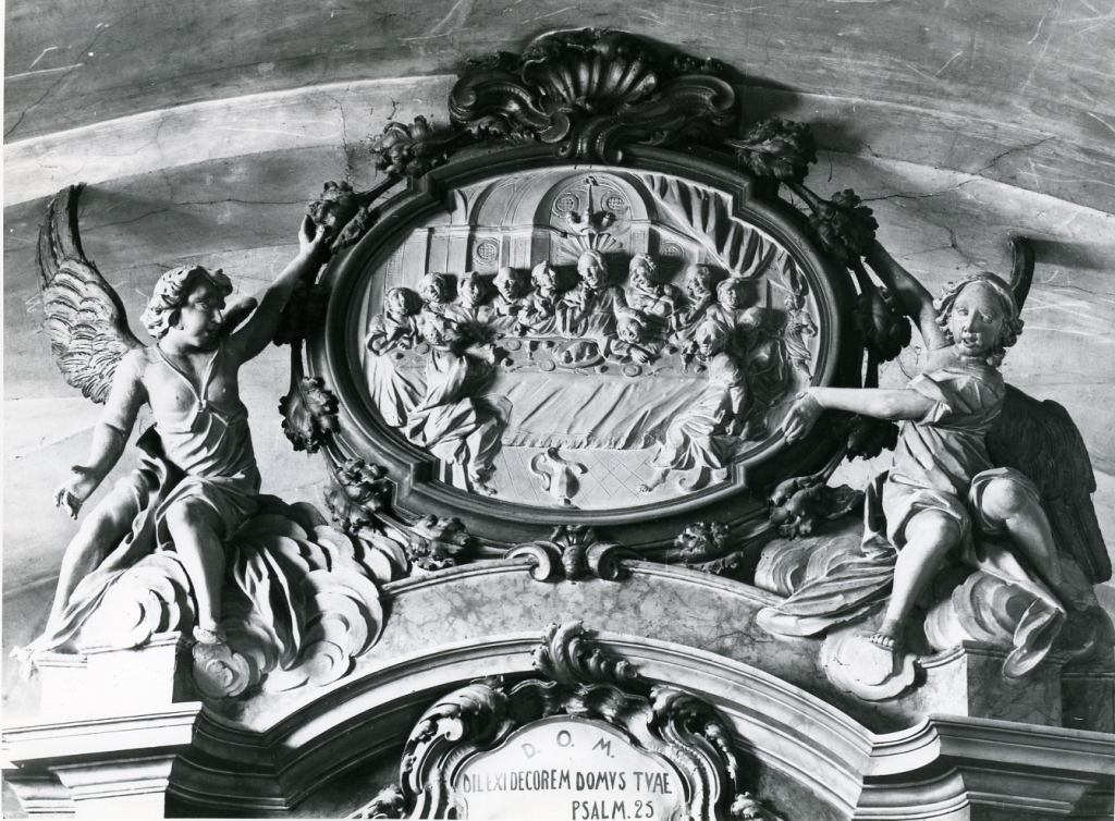 ultima cena (rilievo) - ambito laziale (metà sec. XVIII)