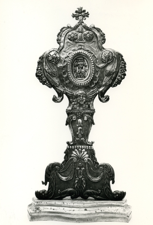 reliquiario - ambito laziale (seconda metà sec. XIX)