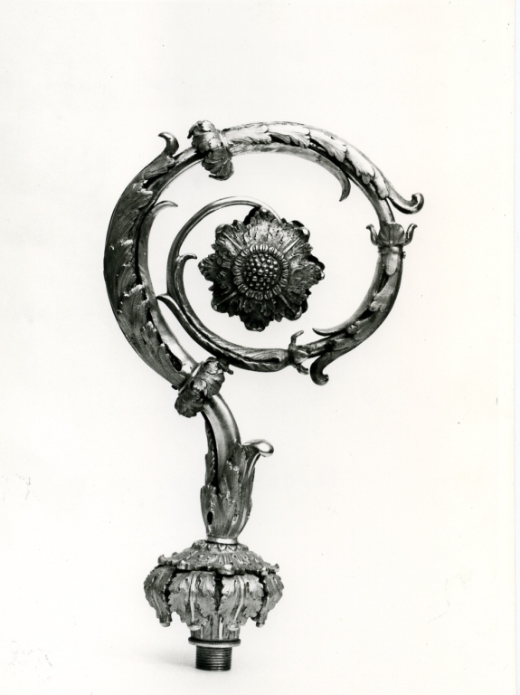 riccio di pastorale - a girale vegetale - ambito laziale (ultimo quarto sec. XIX)