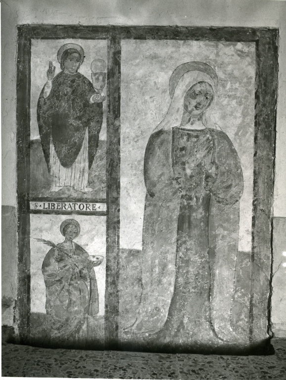 Santi Liberatore, Lucia e Liberata (dipinto) - ambito laziale (terzo quarto sec. XIX)