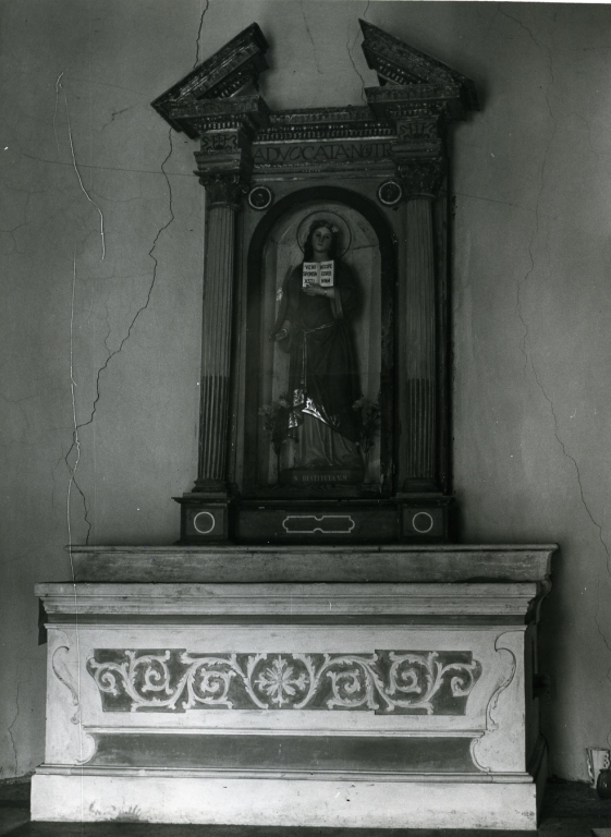 altare - ambito laziale (primo quarto sec. XIX)