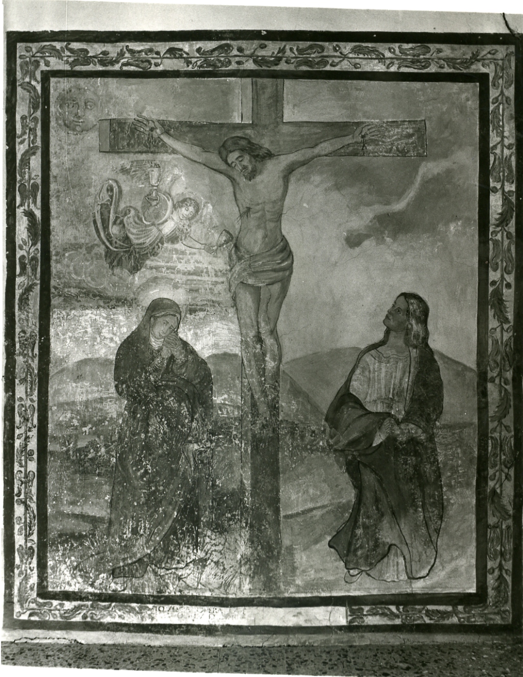 crocifissione (dipinto) - ambito laziale (metà sec. XIX)