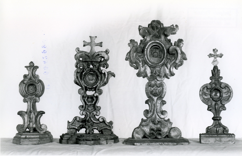 reliquiario - ambito laziale (seconda metà sec. XVII)