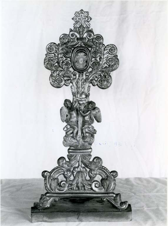 reliquiario - ambito laziale (ultimo quarto sec. XVIII)