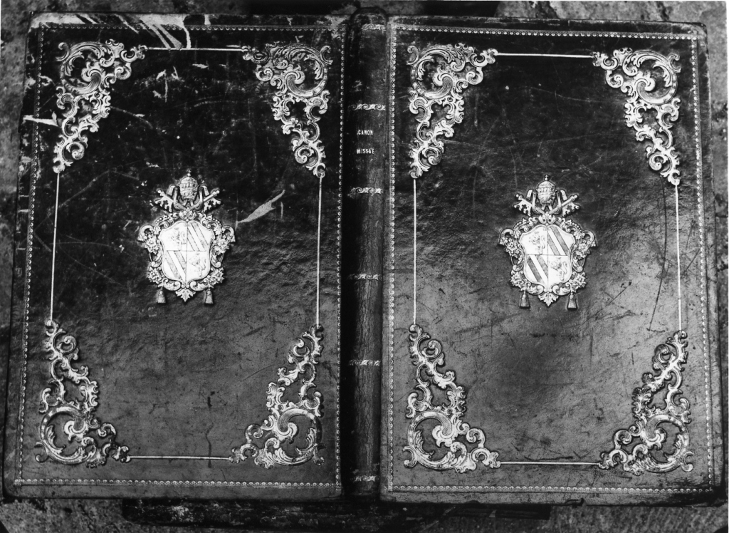 coperta di libro liturgico - ambito italiano (sec. XIX)