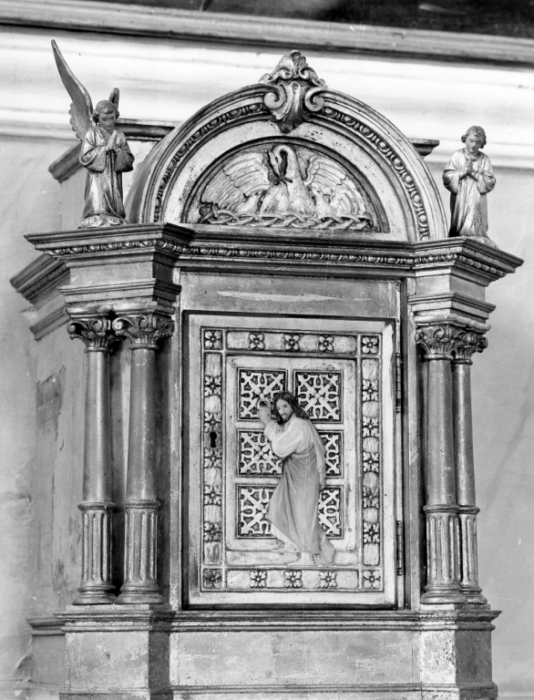 tabernacolo - a tempietto - produzione della val Gardena (inizio sec. XX)