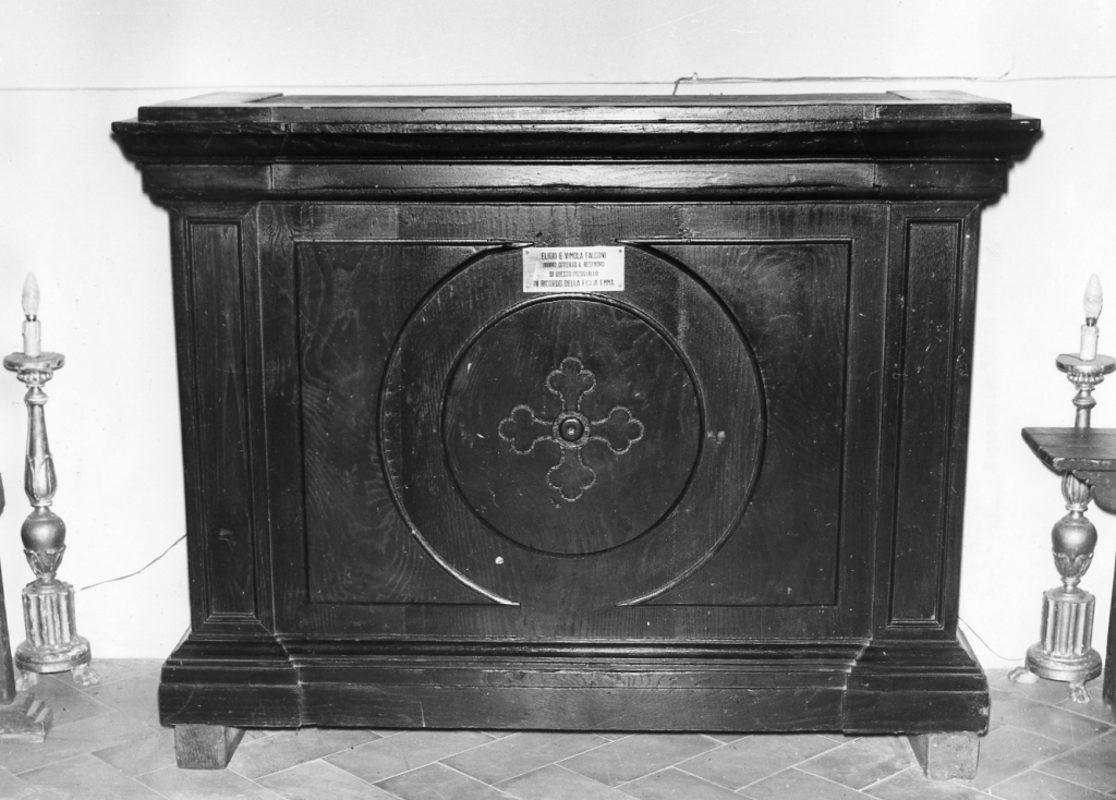 pulpito, frammento - ambito laziale (sec. XVIII)