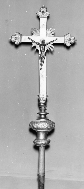 croce processionale - ambito laziale (sec. XVIII)