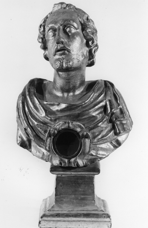 Santo (reliquiario - a busto) - ambito romano (prima metà sec. XVII)