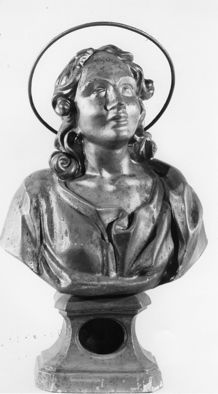 Santa (reliquiario - a busto) - ambito romano (seconda metà sec. XVII)