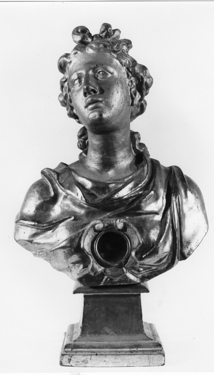 Santa Caterina (reliquiario - a busto) - ambito romano (prima metà sec. XVII)