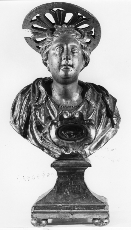 Sant'Anna (reliquiario - a busto) - ambito romano (prima metà sec. XVII)