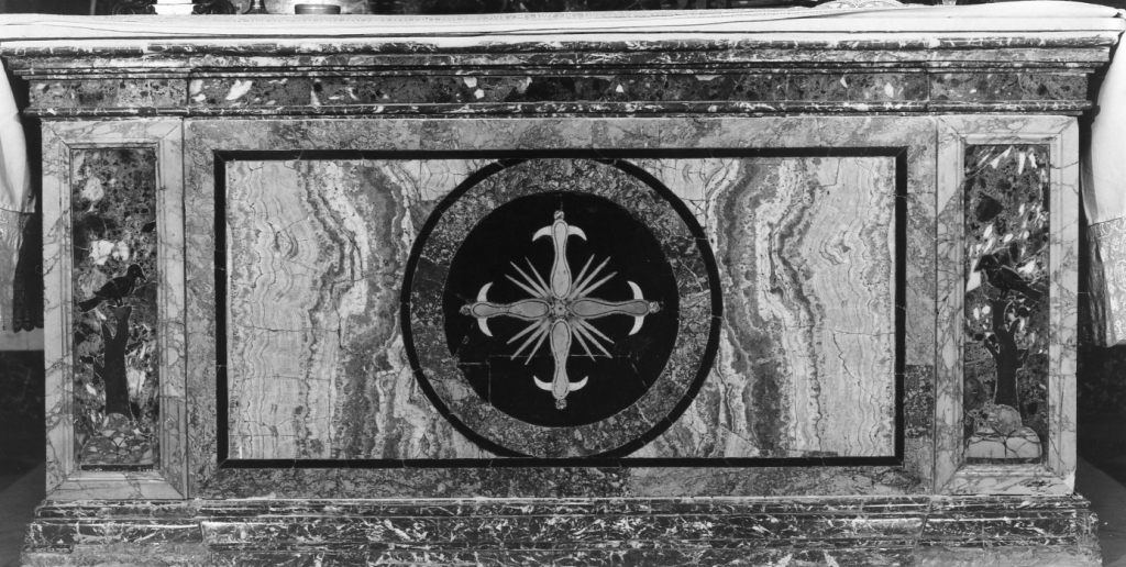 mensa d'altare - ambito laziale (sec. XVIII)
