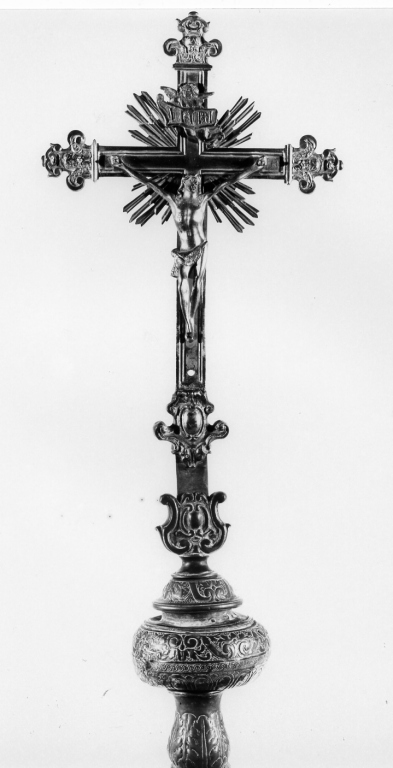 croce d'altare - ambito laziale (sec. XVII)