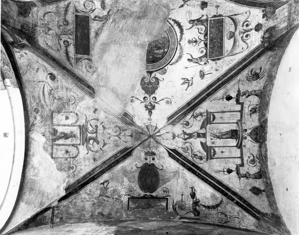 decorazione pittorica di Tempesta Antonio (cerchia) (sec. XVI)