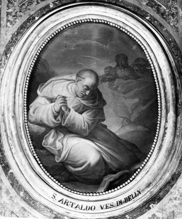Sant'Artaldo vescovo di Belly (dipinto) di Balbi Filippo (sec. XIX)