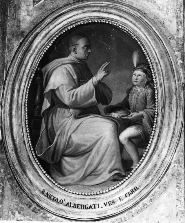 Beato Nicolò Albergati vescovo cardinale (dipinto) di Balbi Filippo (sec. XIX)