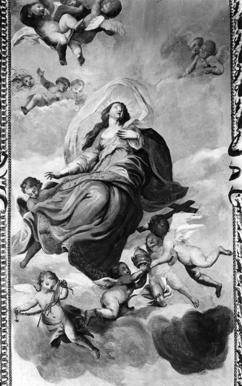 Santa Maria Maddalena in gloria (dipinto) di Manco Giacomo (sec. XVIII)