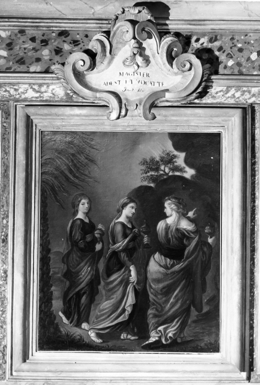 pie donne (dipinto) di Manco Giacomo (sec. XVIII)