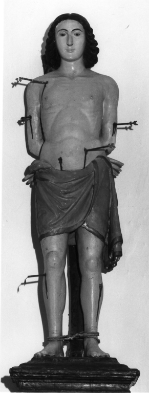 San Sebastiano (statua) - ambito campano (sec. XVI)