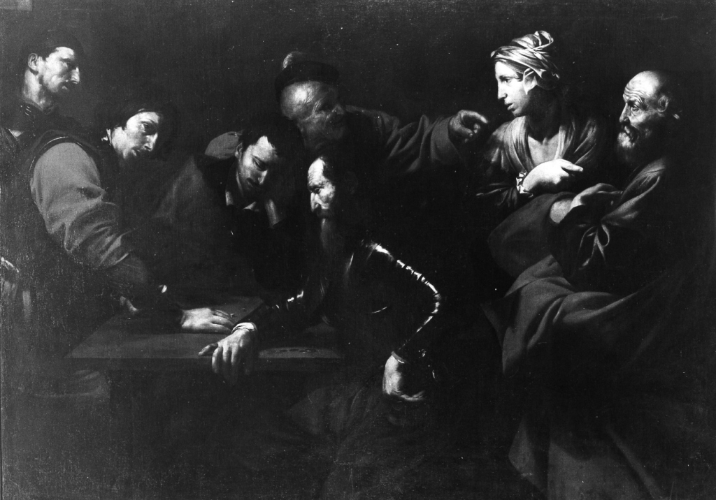 negazione di San Pietro (dipinto) di De Ribera Jusepe detto Spagnoletto (sec. XVII)