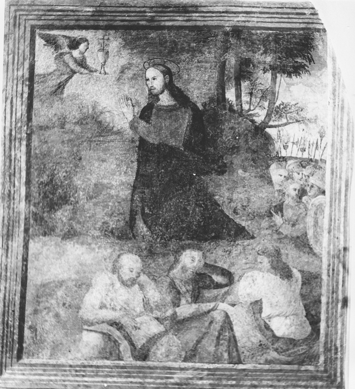 orazione di Cristo nell'orto di Getsemani (dipinto) - ambito laziale (fine/inizio secc. XVI/ XVII)