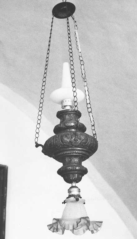 lampada da chiesa, coppia - ambito romano (sec. XVII)