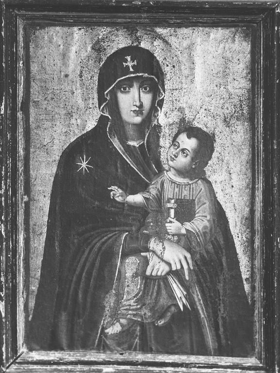 Madonna del popolo, Madonna con Bambino (dipinto) - ambito laziale (sec. XVI)