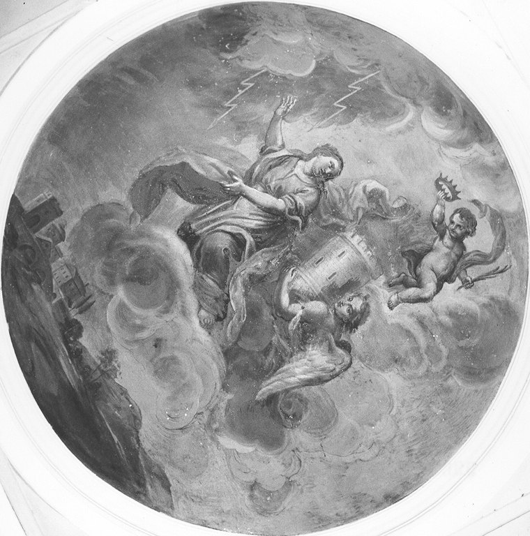 Santa Barbara (dipinto) - ambito romano (sec. XVIII)