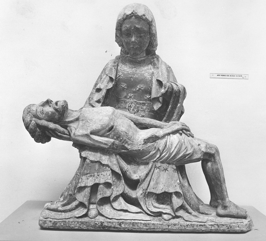 Pietà (scultura) - ambito tedesco (sec. XV)