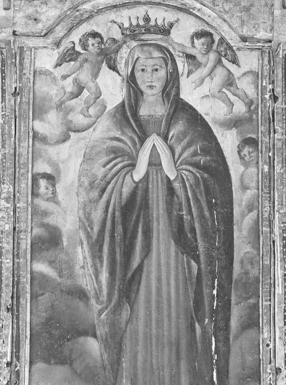 Madonna con angeli e Santi (trittico) - ambito laziale (sec. XVI)