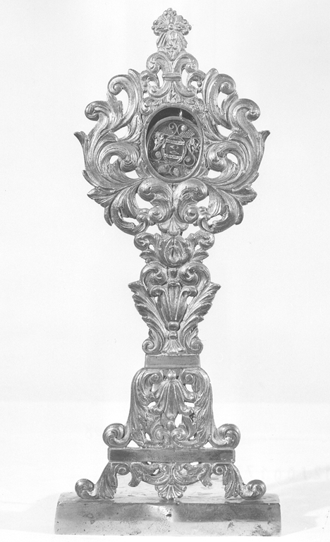 reliquiario - ambito laziale (seconda metà sec. XIX)