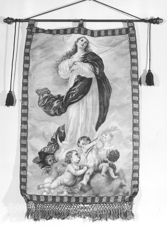 Madonna Assunta (stendardo processionale) - ambito laziale (inizio sec. XX)