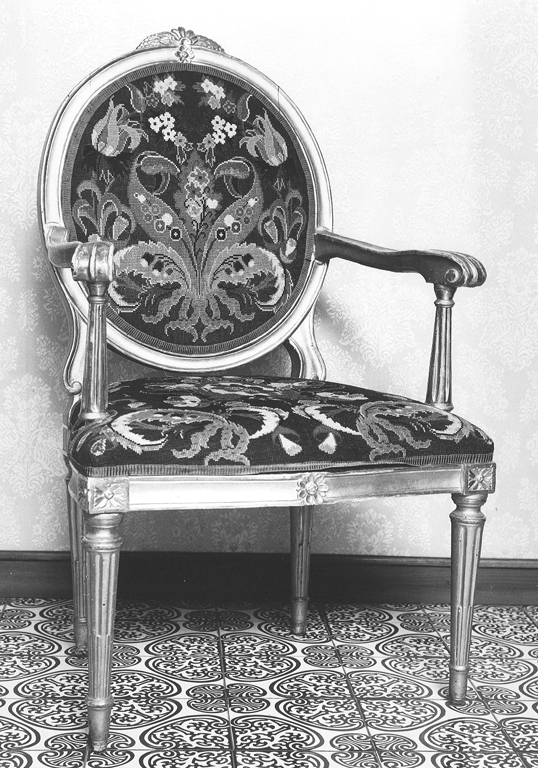 sedia - ambito laziale (metà sec. XIX)