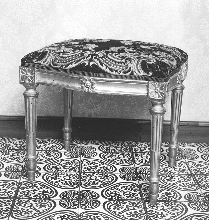 sgabello, coppia - ambito laziale (sec. XIX)