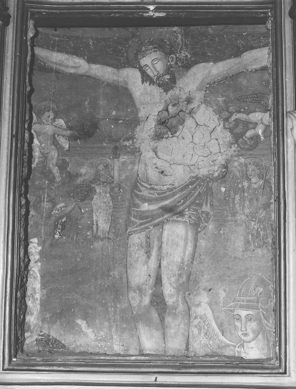 Cristo crocifisso (dipinto) - ambito laziale (sec. XVI)